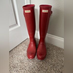 Women’s size 9, Hunter Tall Rain Boots, women’s, tall